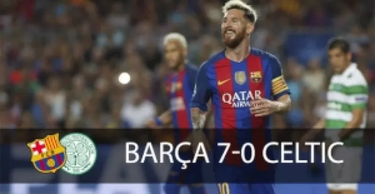 Barcelona a invins-o cu 7-0 pe Celtic, la debutul in noul sezon al Champions League