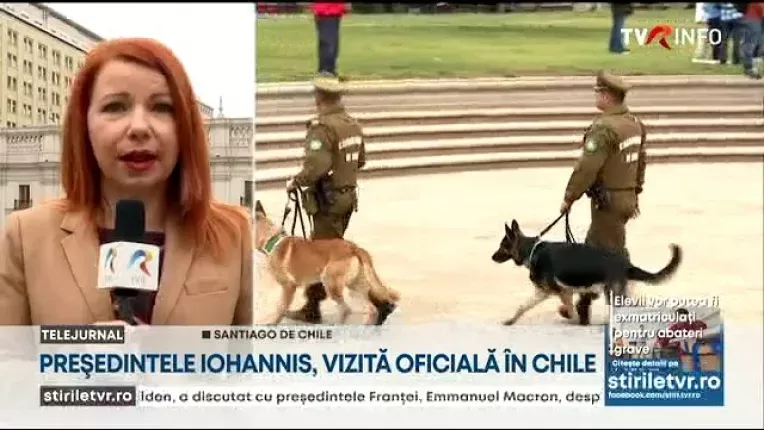 Klaus Iohannis, vizita in Chile